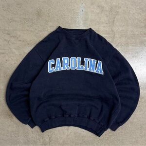 Navy and Blue Champion Crewneck Sweatshirt
